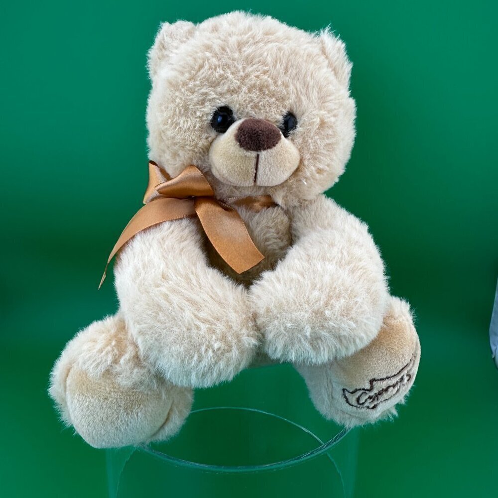 PLUSH TEDD BEAR WITH ROBBON AND EMBROIDERED "CYPRUS" ON THE LEFT PAW - Picture 8 of 9
